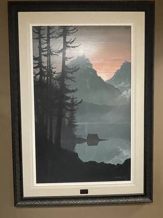 ORIGINAL painting by Canadian artist Rod Tribiger 42 in X 60 in 1