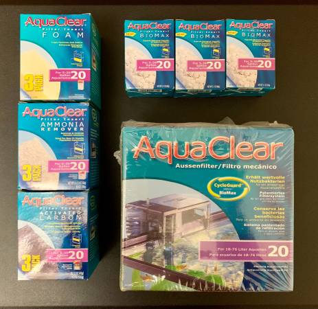 AquaClear CycleGuard Power Filter for 5 -20 gallons Fish tank Aquarium 1