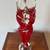 Murano Signed Red Embracing Lovers Art Glass 5 thumbnail