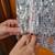 Silver sequin flapper 30’s style short dress size 10 3 thumbnail