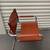 MCM Cantilever Burnt Orange Leather Chair 2 thumbnail