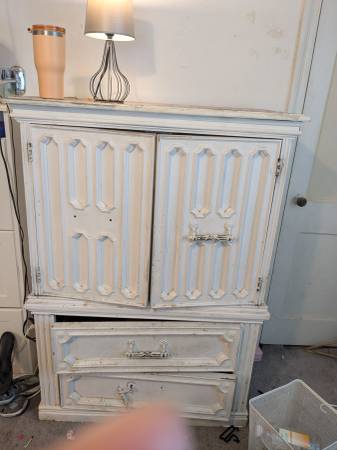 Vintage armoire needs makeover. 1