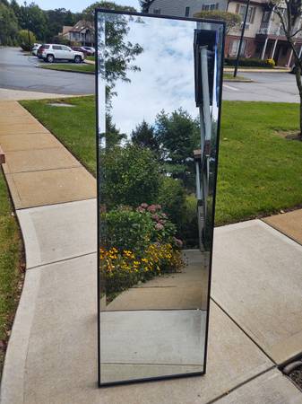 Standing Mirror/Hanging Mirror with Beveled Glass 1