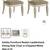🍽️ Brand New Ashley Furniture Realyn Ladderback Dining Side Chairs (Set of 2 thumbnail