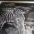 Signed Framed etched zebra art print 7 thumbnail