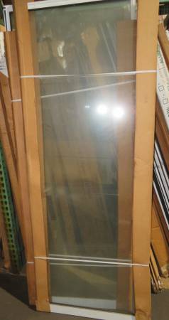 Sliding Doors, Exterior, White Aluminum with Insulated Glass 1