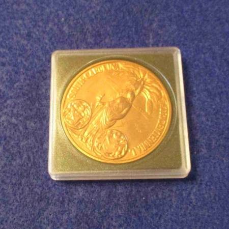 Bronze South Carolina tri-centennial medal 1