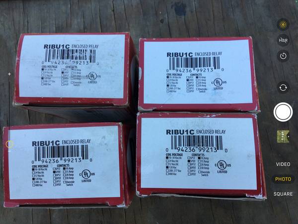 Electrical control relays.  Ribs 1c 1