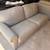 Cream Leather Sectional Sofa - Seats 5 to 6 2 thumbnail