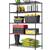 Hyper Tough Black Wire Shelf 5-Tier Heavy Duty 72"H x 48"W x 24"D, 4000lb Total  5 thumbnail