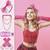 HOT PINK headband, beads, gloves, bracelets for Halloween! Retro 80s 1 thumbnail