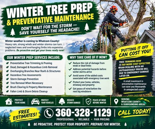 🌲 WINTER TREE PREP & PREVENTATIVE MAINTENANCE 1