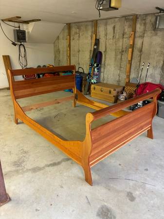 Cherry Bed Frame 1