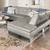 Francesca left sectional leather couch 2 thumbnail