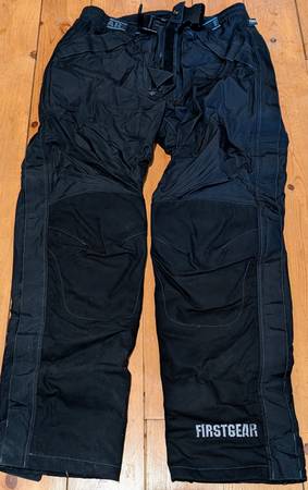 Firstgear HT Waterproof Motorcycle Overpants (Men's Size 34) 1