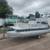 16ft pontoon boat hull with trailer . No motor 5 thumbnail