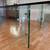Modern glass dining room table 3 thumbnail