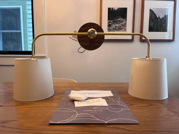 Worley’s Double Pendant Light Fixture 1