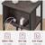 Bed Side Table with Charging Station,Night Stand with 3 Storage Shelves 6 thumbnail