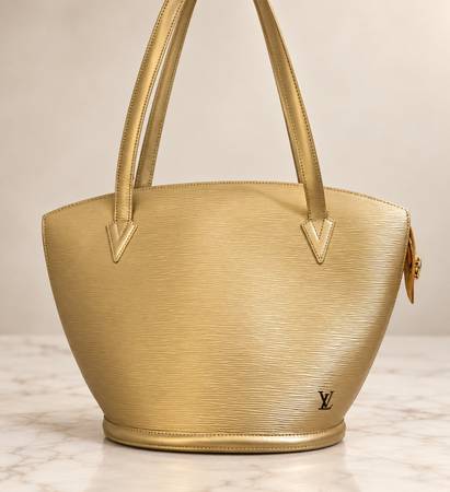Authentic Louis Vuitton Saint Jacques Epi Tote – Custom 18K Gold Finish + COA 1