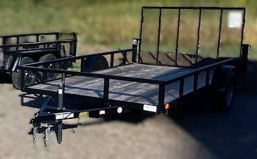 Utility Carry-On Trailer 6 ft. wide x 8 ft. long - fold down tail 1