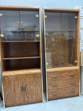 Glass Wall Unit - Two pieces - $100 each 1