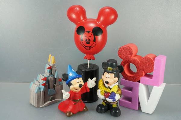 NEW! Set of 5 Disney Micky and Minnie Antenna Topper Assortment 1