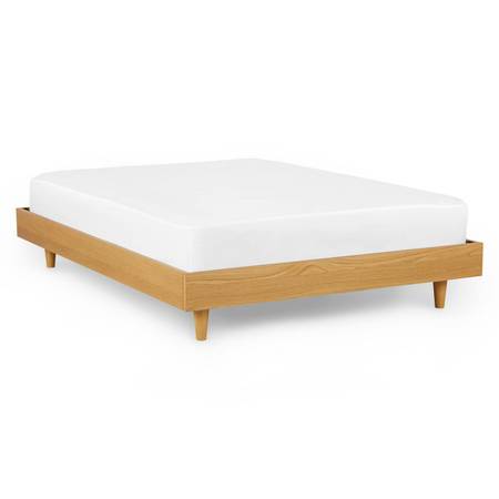 Article BASI FULL BED FRAME - OAK - Floor Model 1