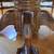 Solid Oak Dining Set with Leaf Insert & Claw Feet 2 thumbnail