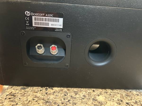 Boston Accoustics Center channel 1