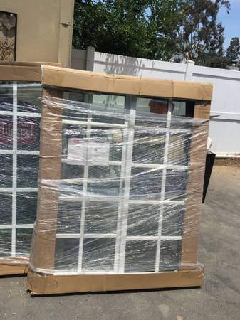 54” x 65” Egress Milgard ultra fiberglass windows 1