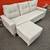 Beige Microfiber Sectional Couch / Sofa 4 thumbnail