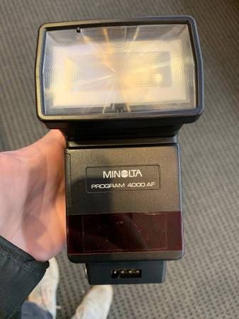 ミノルタ　プログラムフラッシュ　4000AF Minolta program 4000AF flash - photo/video - by owner - craigslist