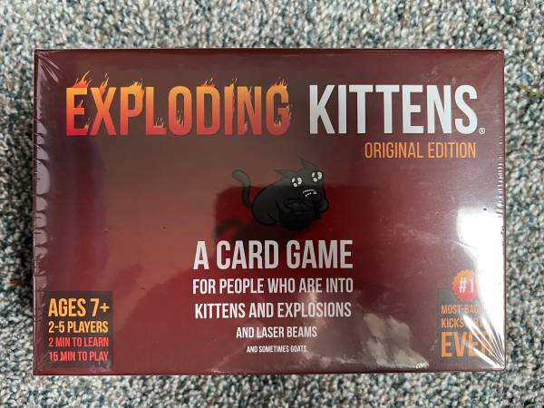 Exploding Kittens Card Game!  New and Sealed! 1