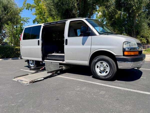 2008 Chevy Express_11,000 Mile_Handicap UVL Wheelchair w/ Lifts Van 1