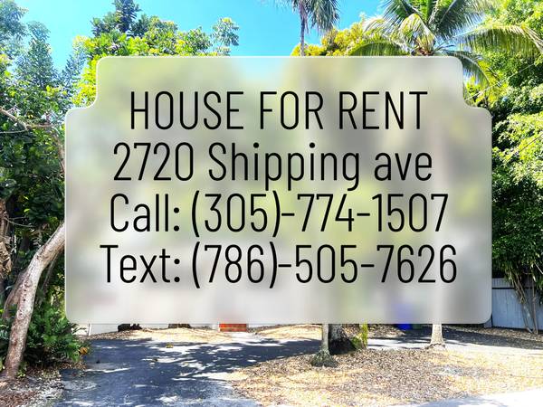 $4,990 / 3br - House FOR RENT with large yard at (Coconut Grove)63825138151683121