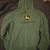 Size medium John Deere green hooded sweatshirt hoody 1 thumbnail
