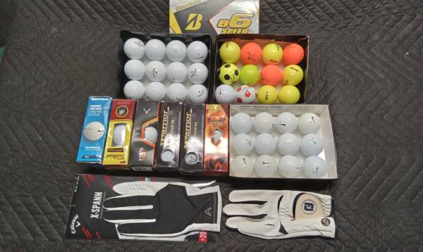 New 50+ Golf Balls & New Golf Gloves 1