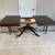 Antique regency style mahogany extandable mahogany dining table 18 thumbnail