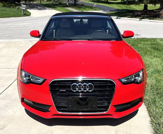 2013 Audi A5 Quattro Convertible Red 116k Miles Good Condition - $7,000 (Dublin)63478071316355123