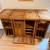 Unique rustic bar height table and storage unit 2 thumbnail