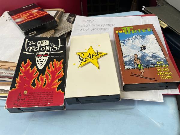 Three Ski Movies by Steve Winter on VHS 1