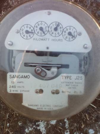 Electric utility Meter 1