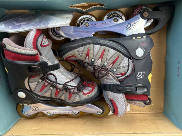 Womens K2 Rollerblades in box retro 1990s in original box size 8.5 1