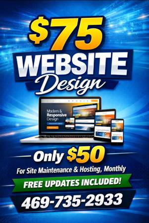 WEBSITE $75 1
