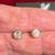 Swarovski Crystal Solitaire Stud Earrings. Round Cut/Surgical Steel Posts. VTG 2 thumbnail
