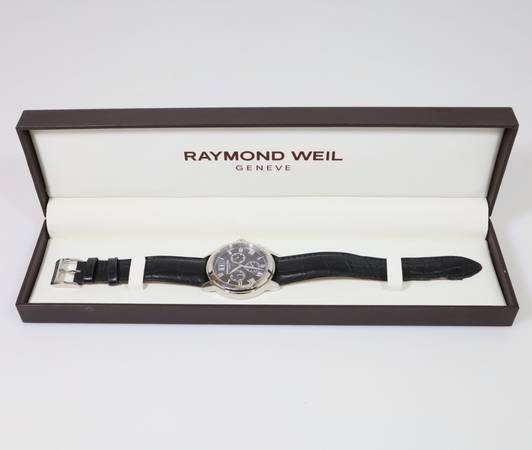 Raymond Weil Geneve Tradition 39mm 4476 Black Leather Band 1