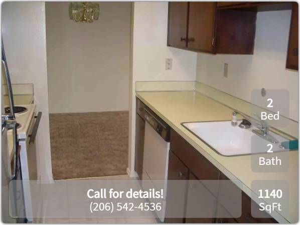 $2,365 / 2br - 1140ft2 - Convenient location for commuters – On the bus line! 2 bed, 2 bath (Shoreline - Richmond Beach and park)63884894211331121
