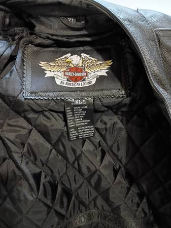 Harley Davidson leather riding jacket 1