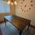 Studded Dining Table - Dark Wood Color 1 thumbnail